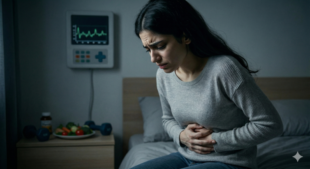 فتاة تعاني من الألم المزمن وتبحث عن التشافي